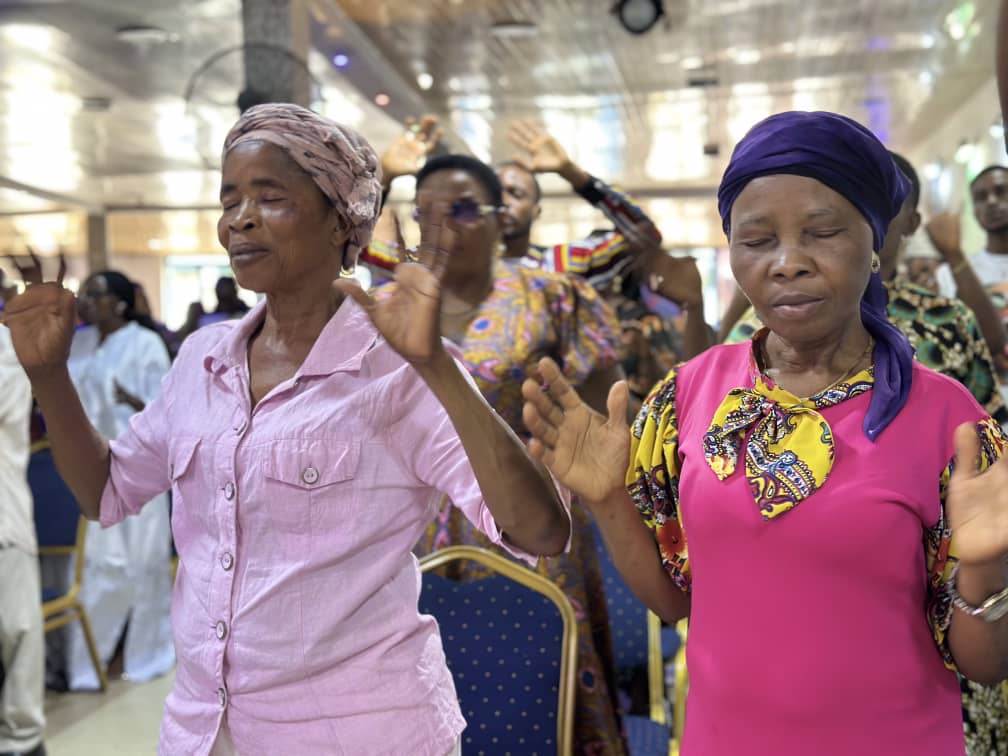 Congregation gathered in worship