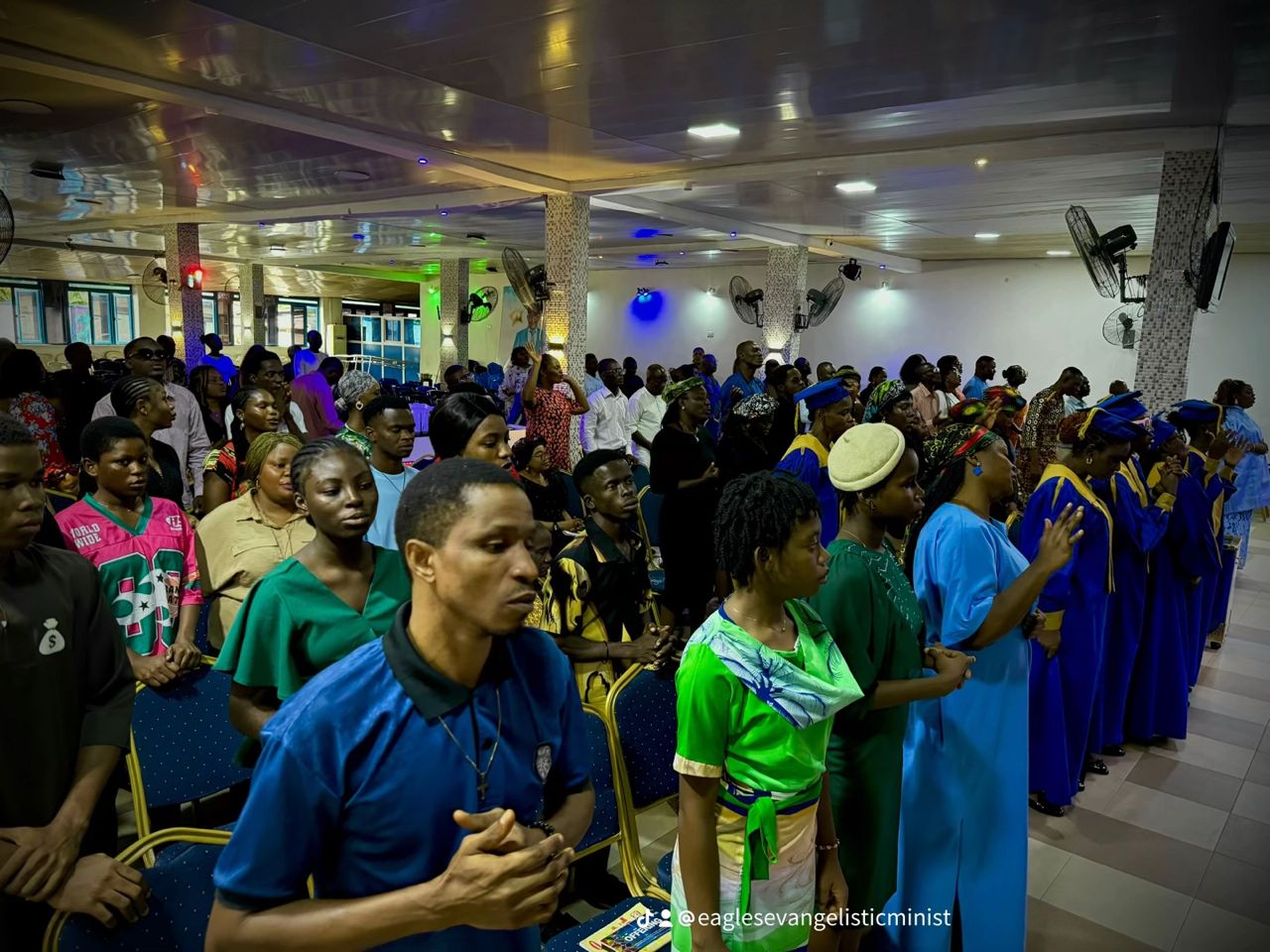 The TEEM family gathered together in worship